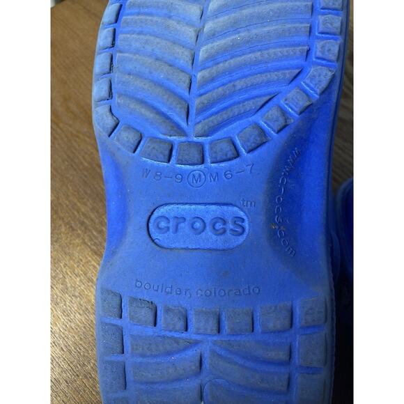 Crocs Classic Clog Blue - Women’s 8-9 Men’s 7 Unisex - Picture 6 of 6